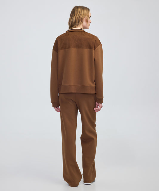 3D Monogram Embroidered Sweatshirt