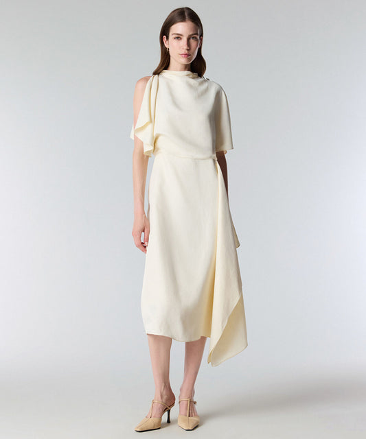 Embellished Asymmetric Dress