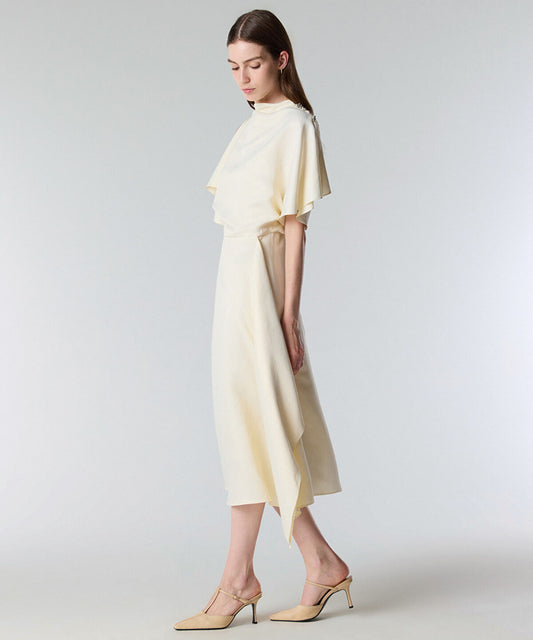 Embellished Asymmetric Dress