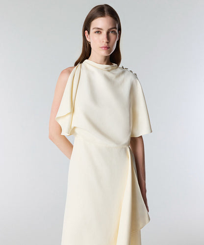 Embellished Asymmetric Dress