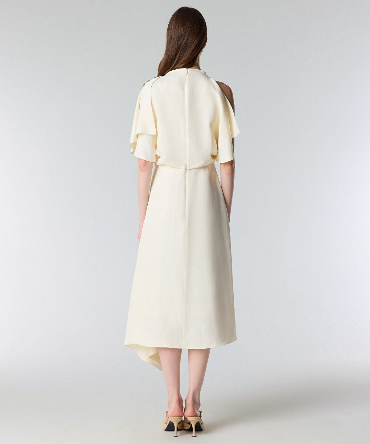 Embellished Asymmetric Dress