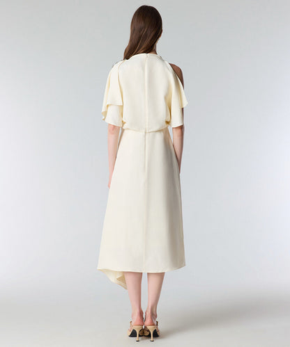 Embellished Asymmetric Dress