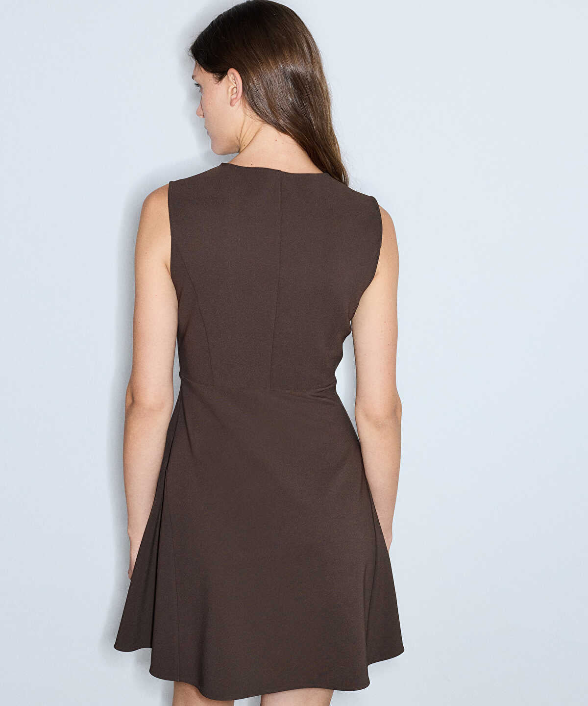 Zoomed Two-Piece Dress With Chain Belt