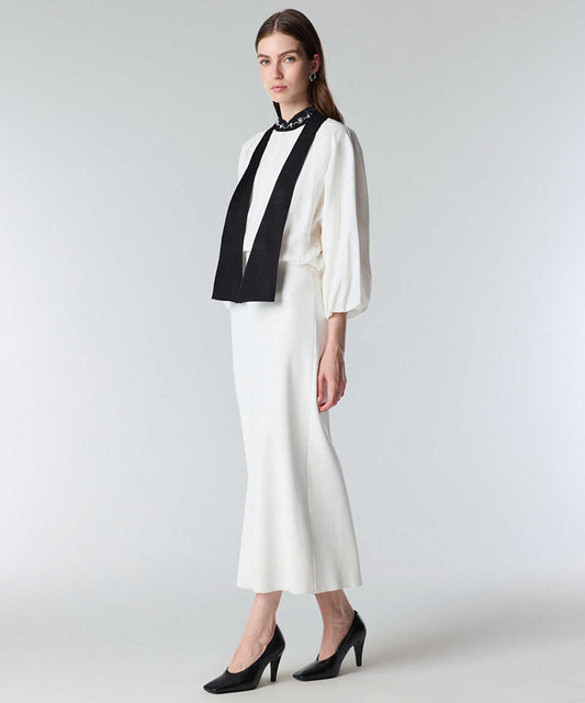 Two-Piece Effect Midi Dress