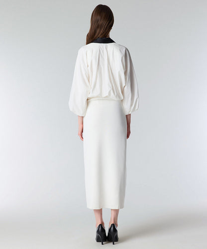 Two-Piece Effect Midi Dress