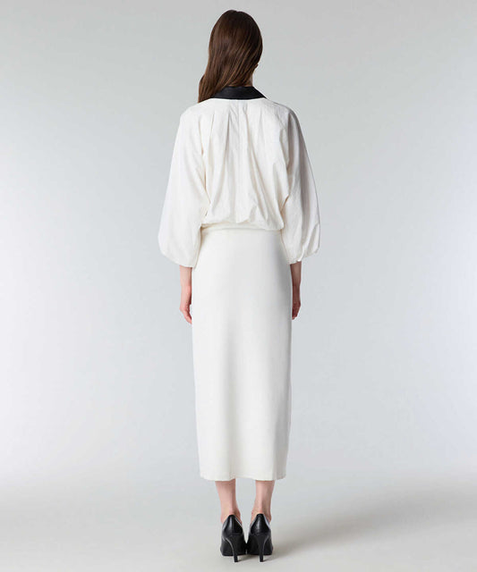Two-Piece Effect Midi Dress
