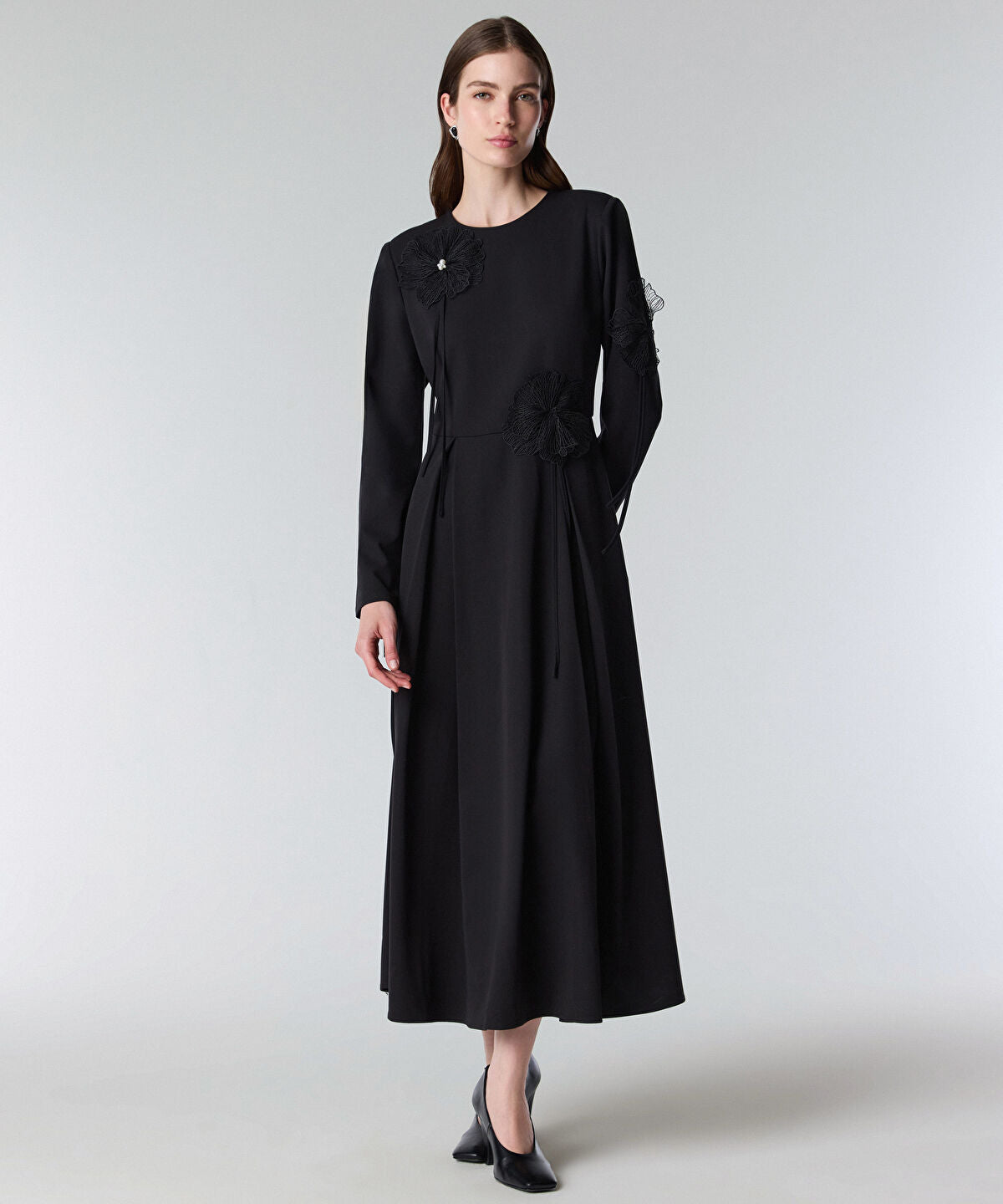 Floral Applique Dress