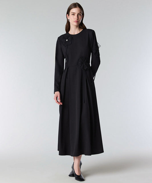 Floral Applique Dress