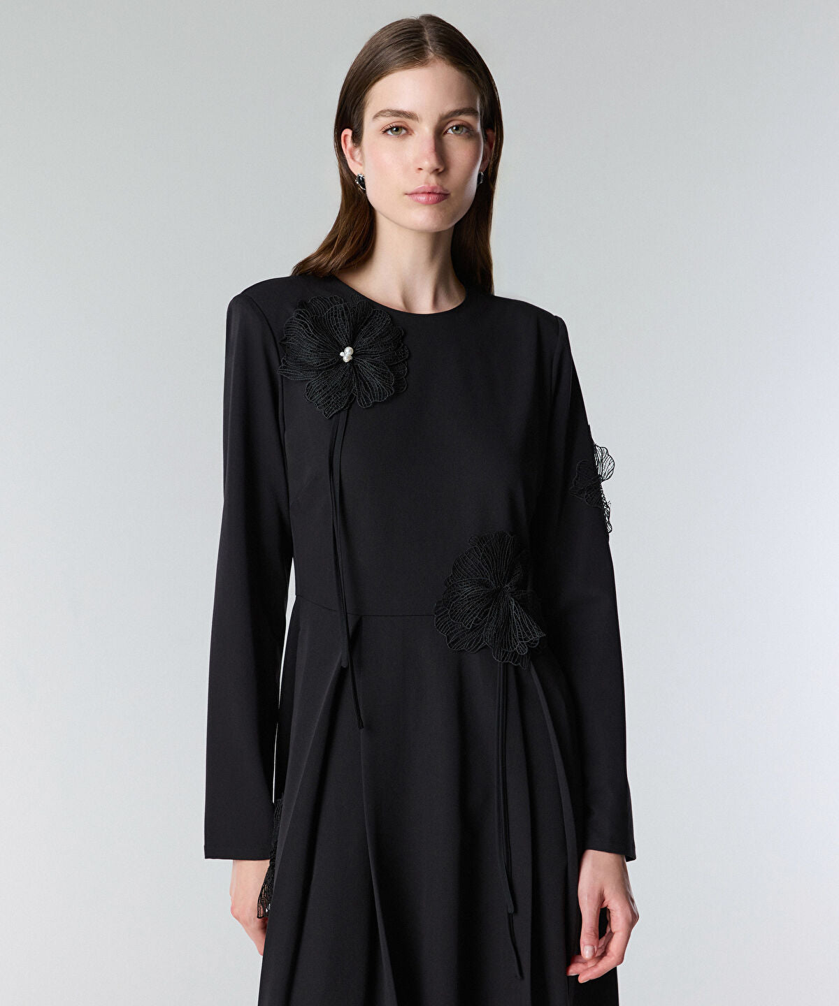 Floral Applique Dress