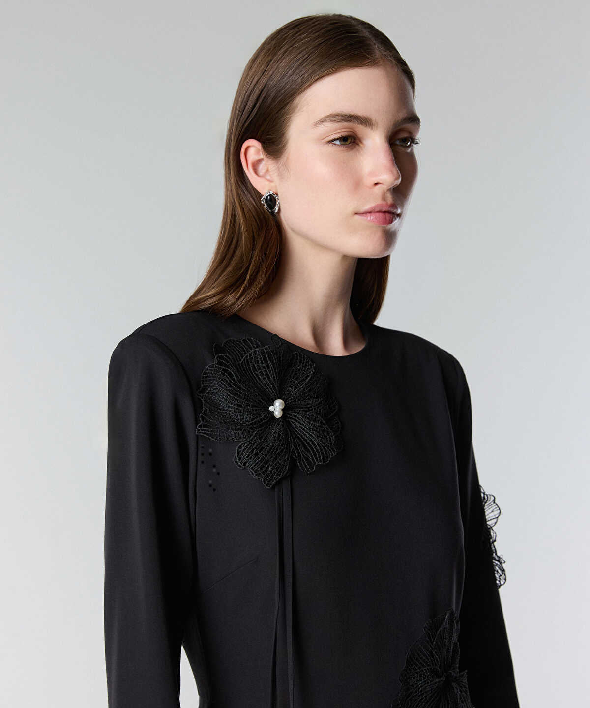 Floral Applique Dress