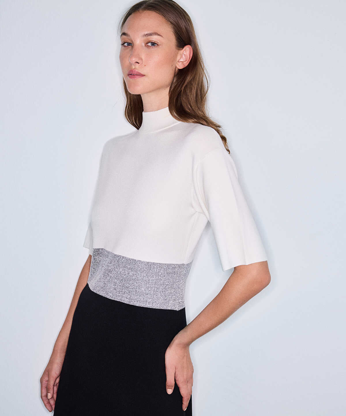 Color-Block Knit Dress