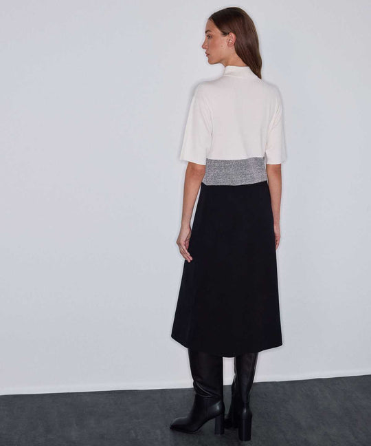 Color-Block Knit Dress