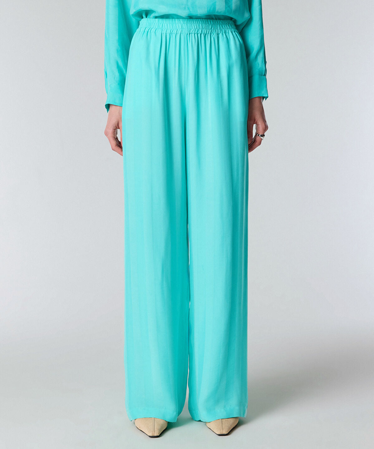 Jacquard Cupro Trousers