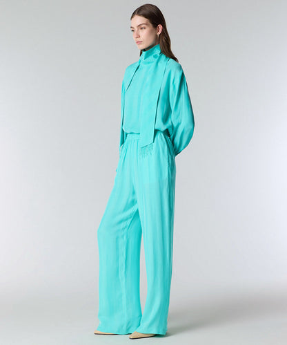 Jacquard Cupro Trousers