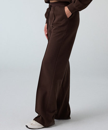 Contrast-Waist Drawstring Trousers