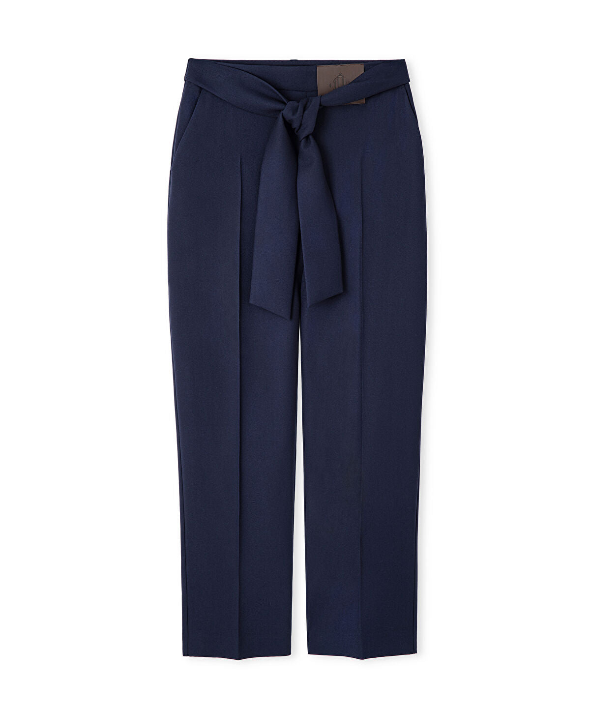 Belted Carrot Fit Trousers