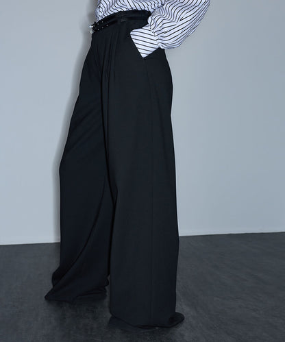 Embellished Double-Belt Trousers