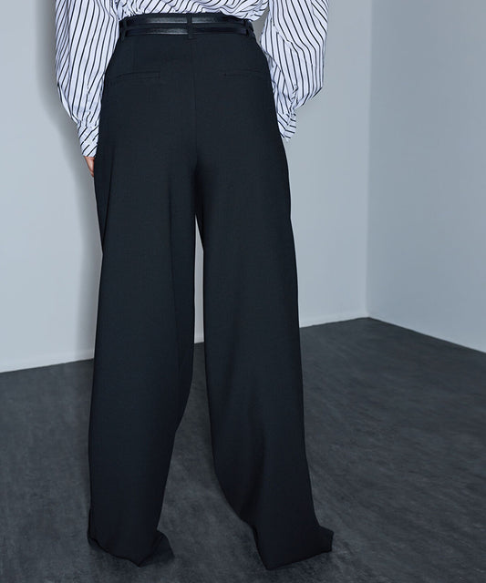 Embellished Double-Belt Trousers