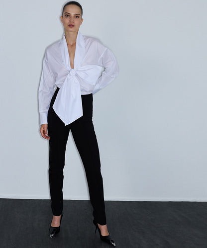 Pressed-Crease Skinny Trousers