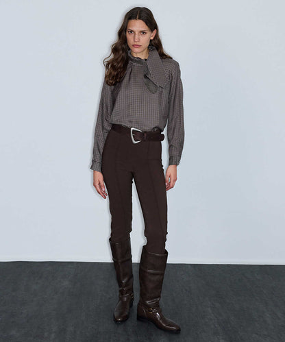 Pressed-Crease Skinny Trousers