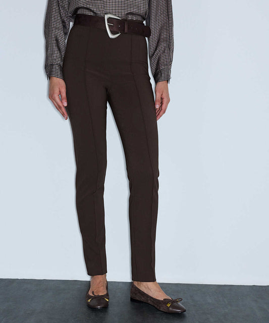 Pressed-Crease Skinny Trousers