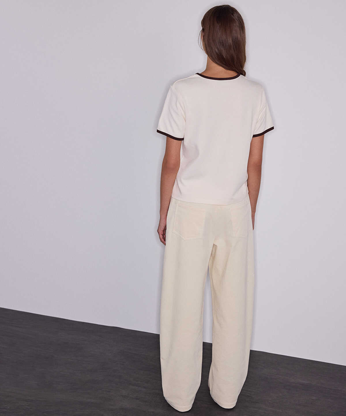 Beaded-Belt Barrel Trousers