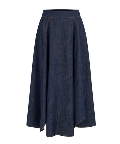 Midi Denim Skirt