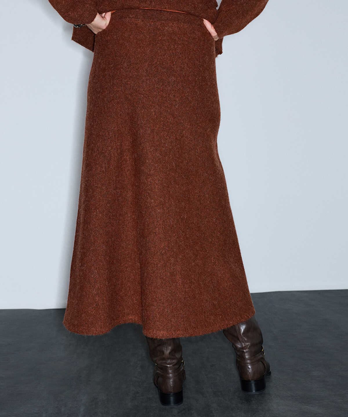 Knit Midi Skirt