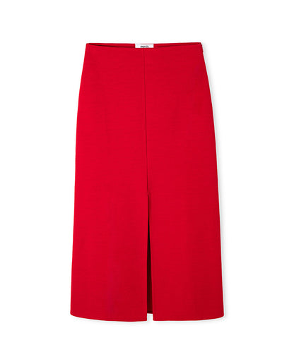 Front-Slit Pencil Skirt