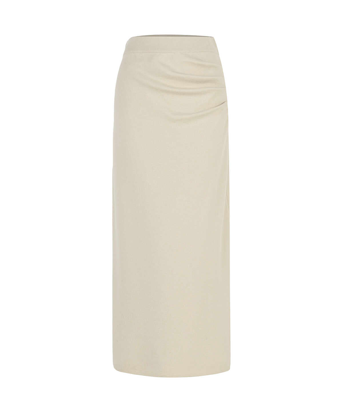Ruched Waist Knit Skirt