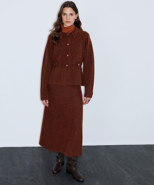 Belted Knit Jacket