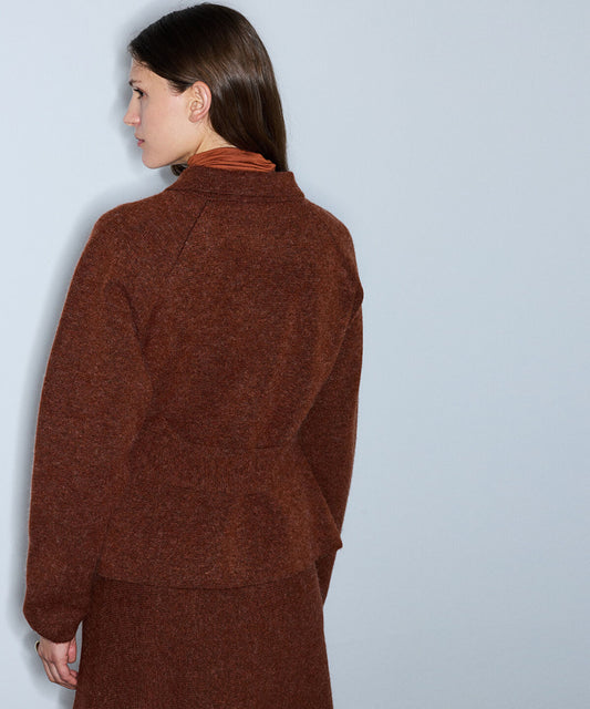Belted Knit Jacket