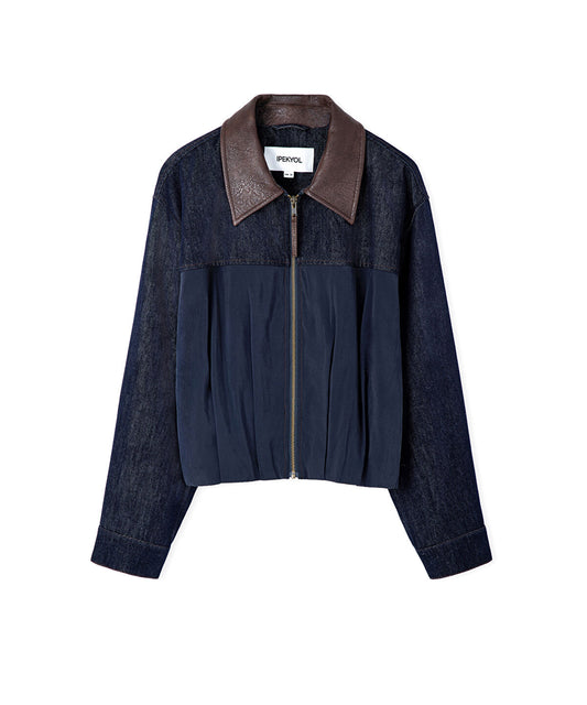 Contrast Collar Bomber Jacket