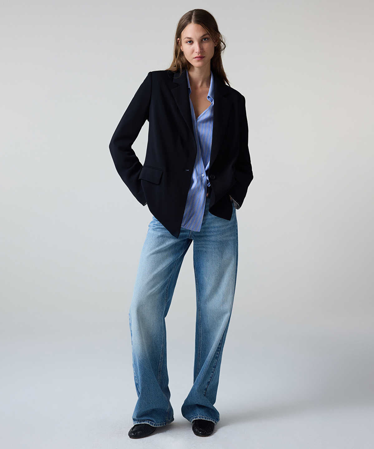 Shoulder-Pad Blazer