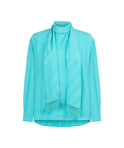 Jacquard Cupro Blouse