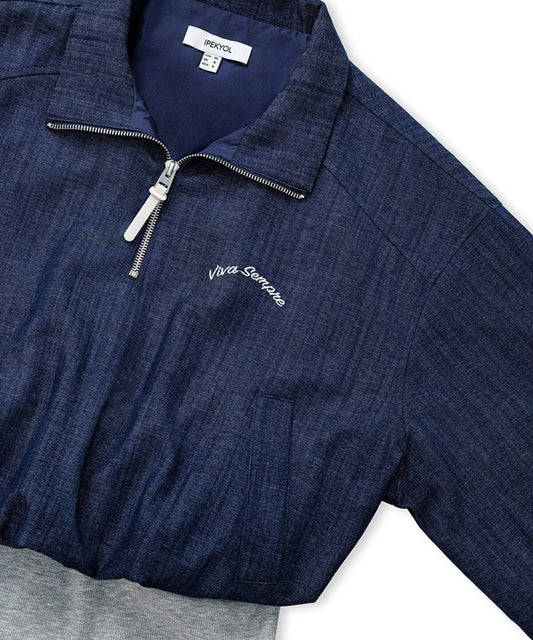 Two-Piece Effect Embroidered Blouse