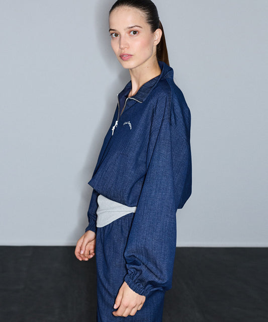 Two-Piece Effect Embroidered Blouse