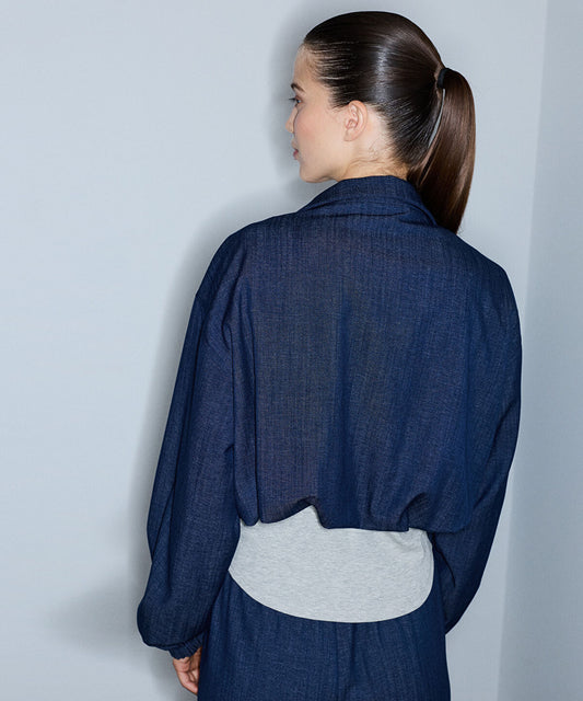 Two-Piece Effect Embroidered Blouse