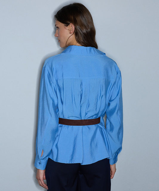 Belted Blouse