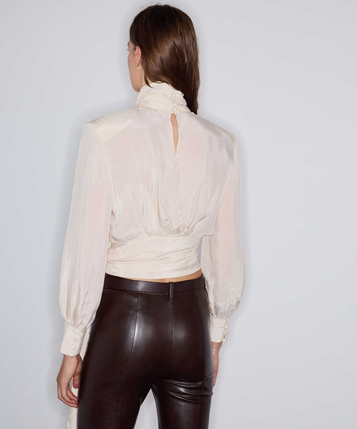 Satin-Look Blouse