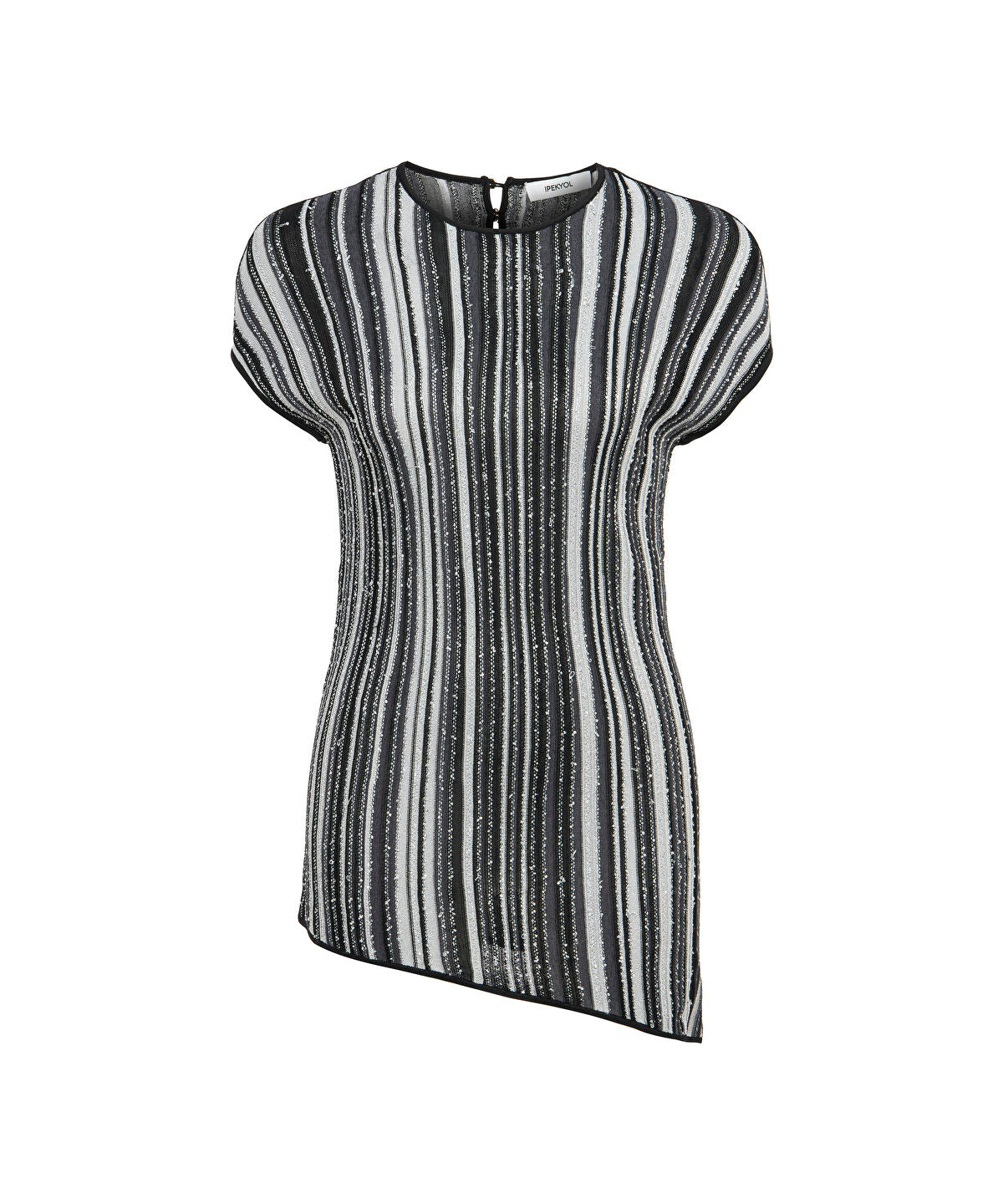 Zoomed Jacquard Knit Blouse