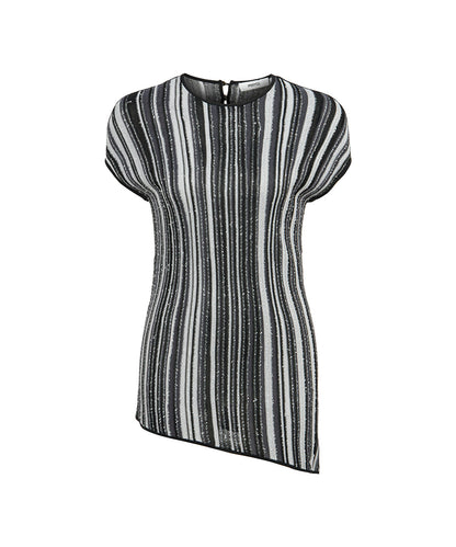 Jacquard Knit Blouse