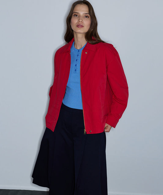 Shirt-Collar Padded Coat