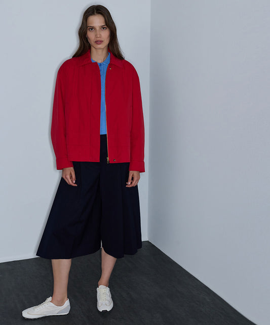 Shirt-Collar Padded Coat