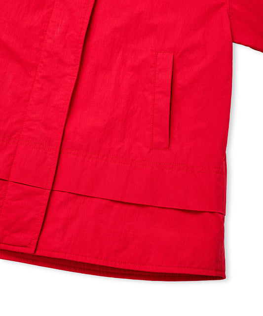 Shirt-Collar Padded Coat