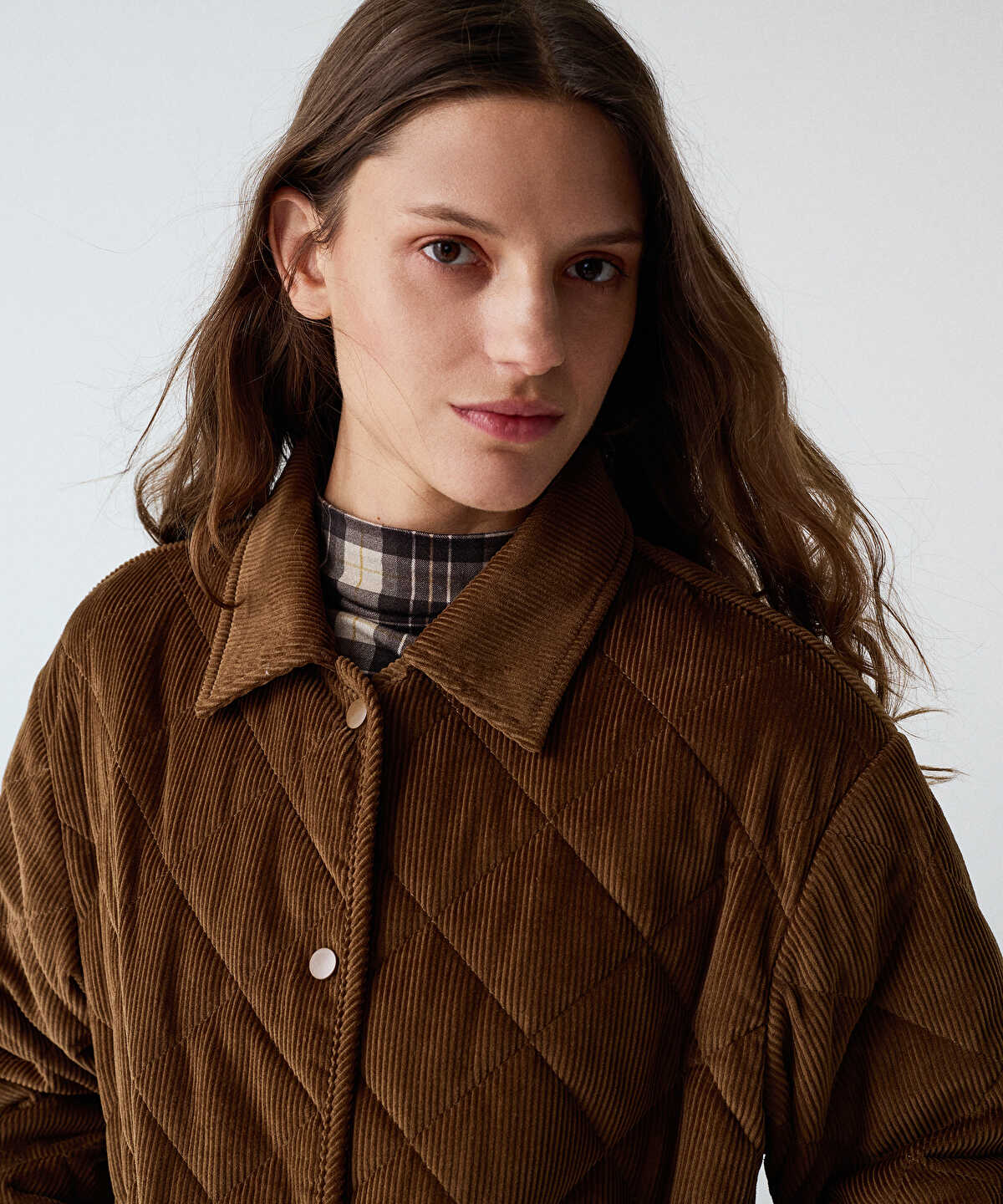 Quilted Velvet Coat
