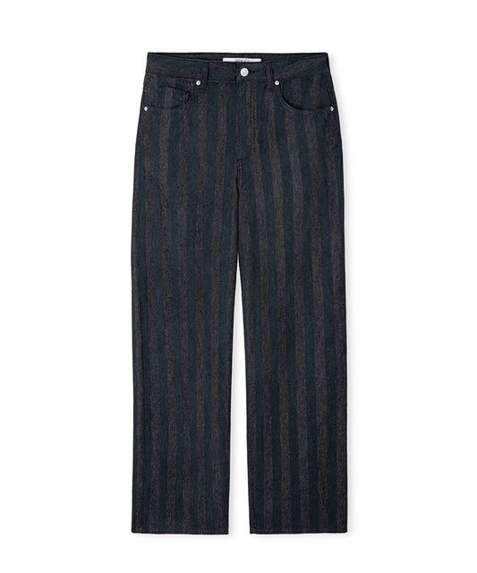 Striped Barrel Jeans