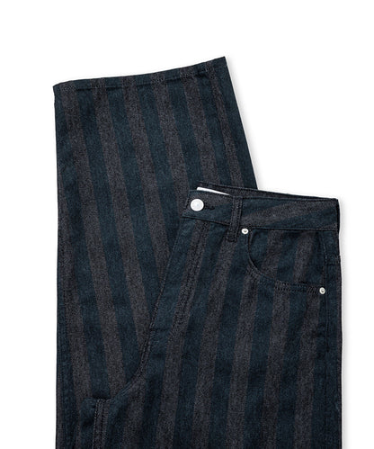 Striped Barrel Jeans