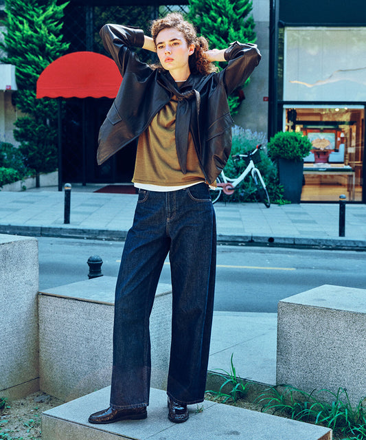 Barrel Jeans with Belt