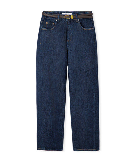 Barrel Jeans with Belt